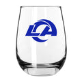 15oz Stemless Glass Tumbler | Los Angeles Rams