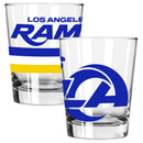 2pk 15oz Old Fashion Glass Big Stripes Design | Los Angeles Rams