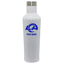 17oz Personalized White Infinity Bottle | Los Angeles Rams
