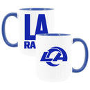 2pk 15oz White Mug Logo + Wordmark | Los Angeles Rams