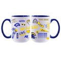 Loco Design 2 pack 15oz Mug | Los Angeles Rams
