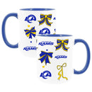 Rams 2pk 15oz Bow Coffee Mug