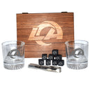 Wood Boxed Drinkware Set | Los Angeles Rams