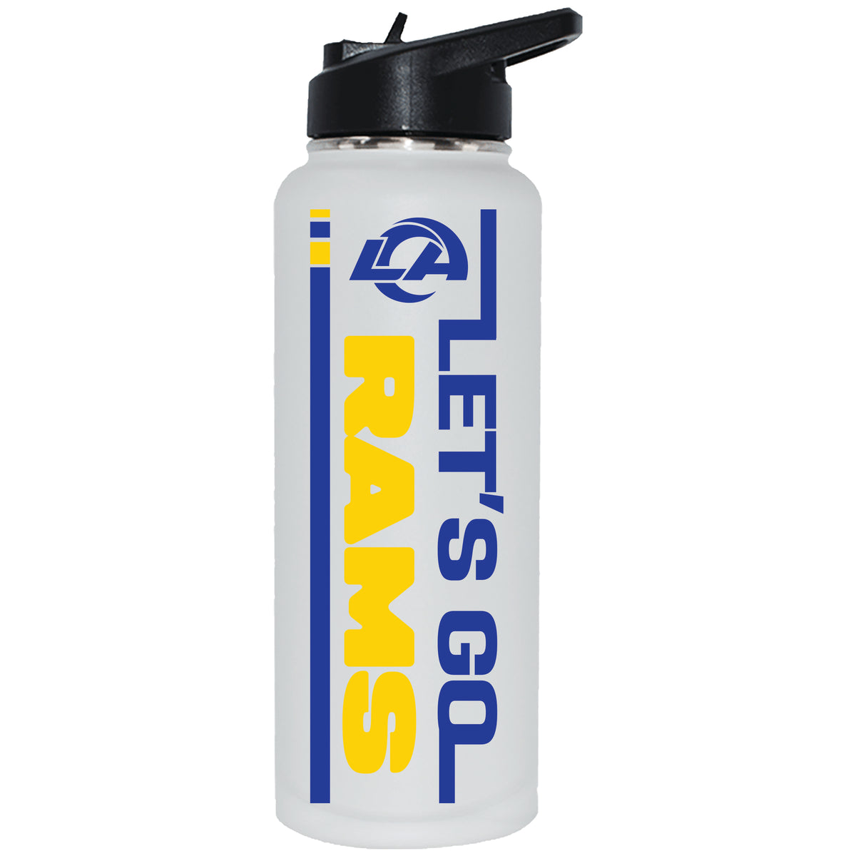 34oz Quencher Let's Go Team Dash Design | Los Angeles Rams