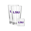 2 Pack Pint and Coasters set | Louisiana State University