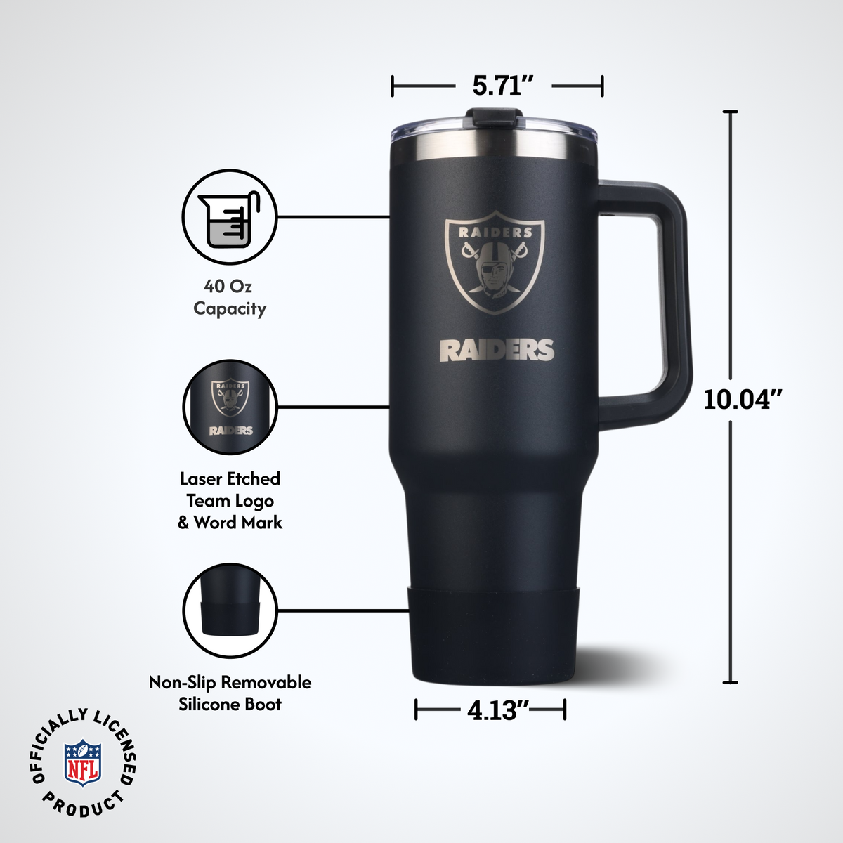 40 OZ Game Day Tumbler I | Las Vegas Raiders