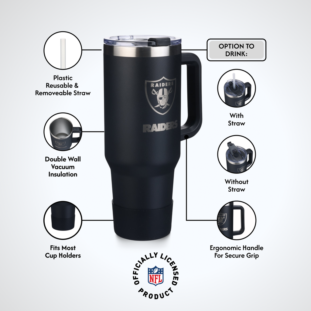 40 OZ Game Day Tumbler I | Las Vegas Raiders