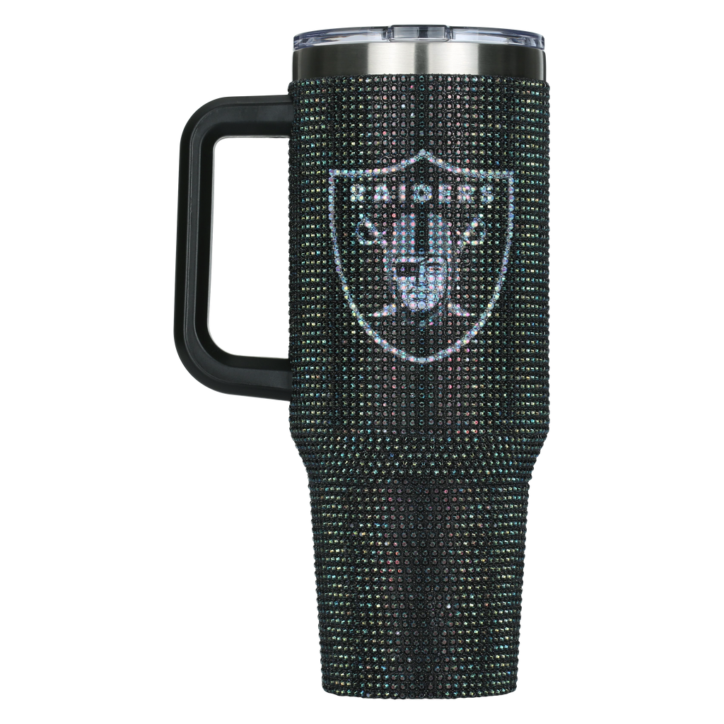 40oz TC Bling Game Day Tumbler I | Las Vegas Raiders