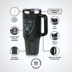40oz TC Bling Game Day Tumbler I | Las Vegas Raiders