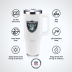 40oz Bling Collosal Tumbler | Las Vegas Raiders