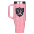 40oz Pink Bling Game Day Tumbler I | Las Vegas Raiders
