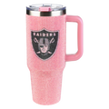40oz Pink Bling Game Day Tumbler I | Las Vegas Raiders