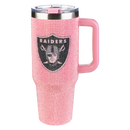 40oz Pink Bling Game Day Tumbler I | Las Vegas Raiders