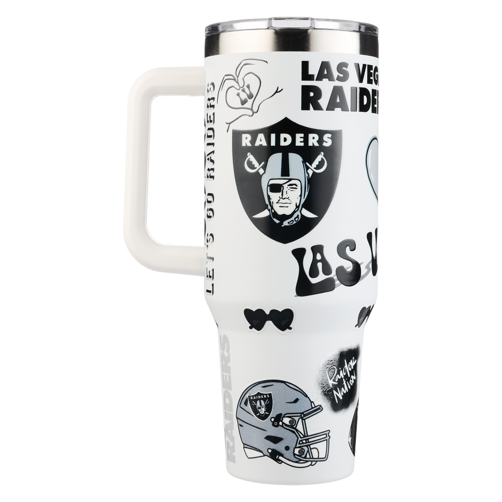 40oz Team Spirit Game Day Tumbler I | Las Vegas Raiders
