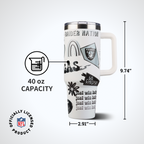 40oz Team Spirit Game Day Tumbler I | Las Vegas Raiders
