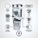 40oz Team Spirit Game Day Tumbler I | Las Vegas Raiders