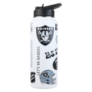 34oz Team Spirit Water Bottle I | Las Vegas Raiders