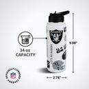 34oz Team Spirit Water Bottle I | Las Vegas Raiders