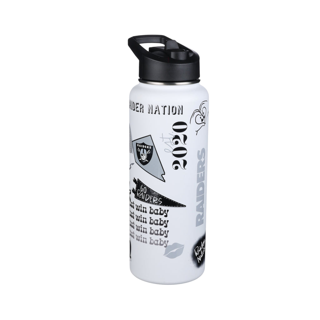 34oz Team Spirit Water Bottle I | Las Vegas Raiders
