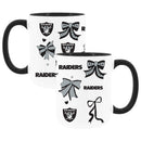  Raiders 2pk 15oz Bow Coffee Mug 