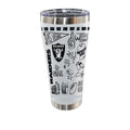 Sketchpad Design 30oz SS Tumbler | Las Vegas Raiders