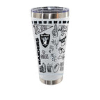 Sketchpad Design 30oz SS Tumbler | Las Vegas Raiders