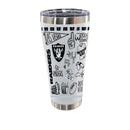 Sketchpad Design 30oz SS Tumbler | Las Vegas Raiders
