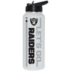 34oz Quencher Let's Go Team Dash Design | Las Vegas Raiders