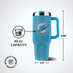 40oz TC Bling Game Day Tumbler I | Miami Dolphins