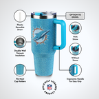 40oz TC Bling Game Day Tumbler I | Miami Dolphins