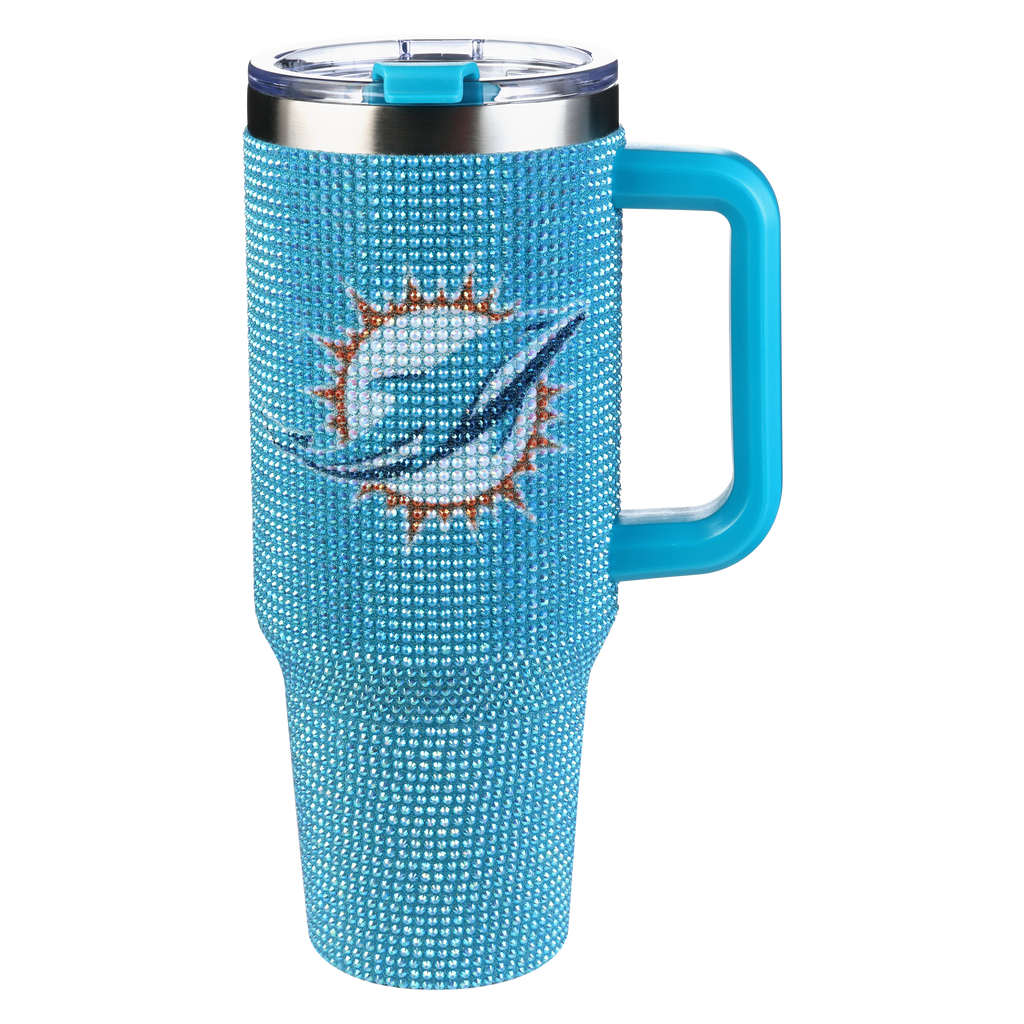 40oz TC Bling Game Day Tumbler I | Miami Dolphins