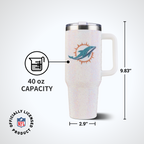 40oz Bling Collosal Tumbler | Miami Dolphins