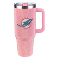 40oz Pink Bling Game Day Tumbler I | Miami Dolphins