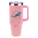 40oz Pink Bling Game Day Tumbler I | Miami Dolphins