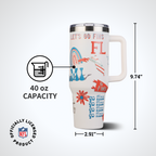 40oz Team Spirit Game Day Tumbler I | Miami Dolphins