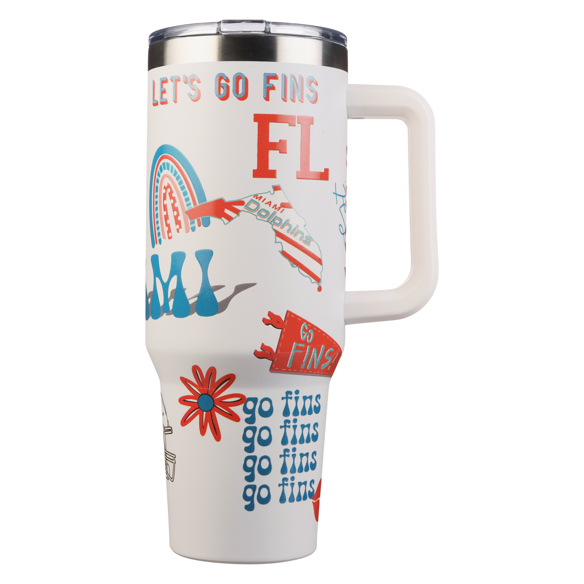 40oz Team Spirit Game Day Tumbler I | Miami Dolphins