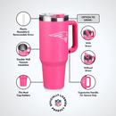 40oz Pink Game Day Tumbler I | New England Patriots