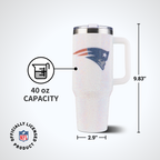 40oz Bling Collosal Tumbler | New England Patriots