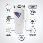 40oz Bling Collosal Tumbler | New England Patriots