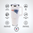 40oz Bling Collosal Tumbler | New England Patriots
