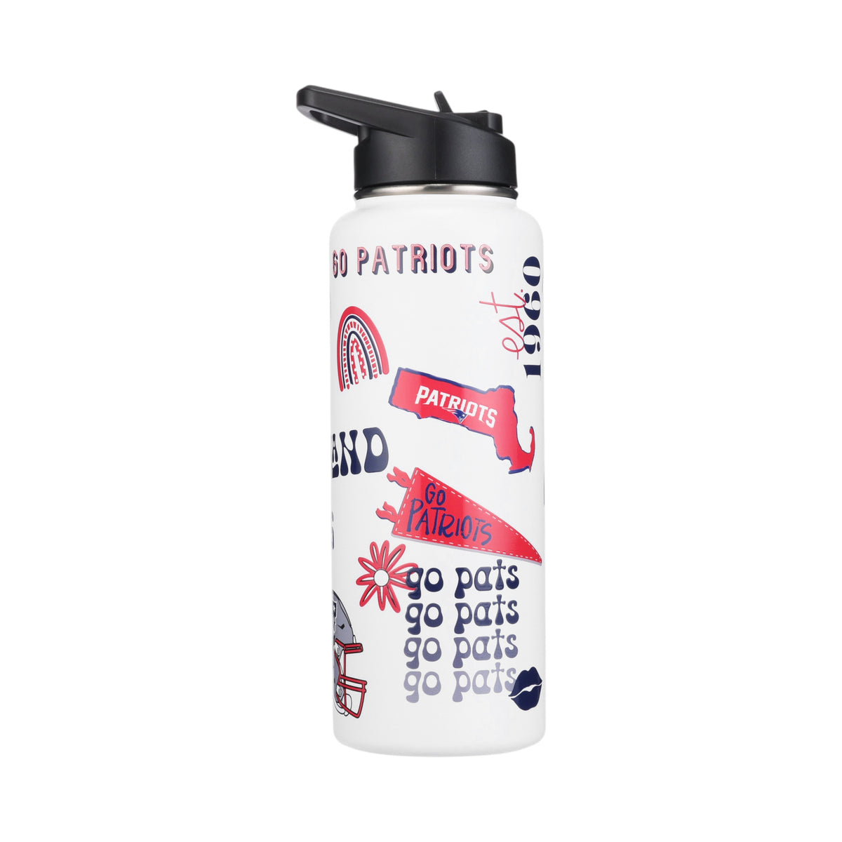 34oz Team Spirit Water Bottle I | New England Patriots