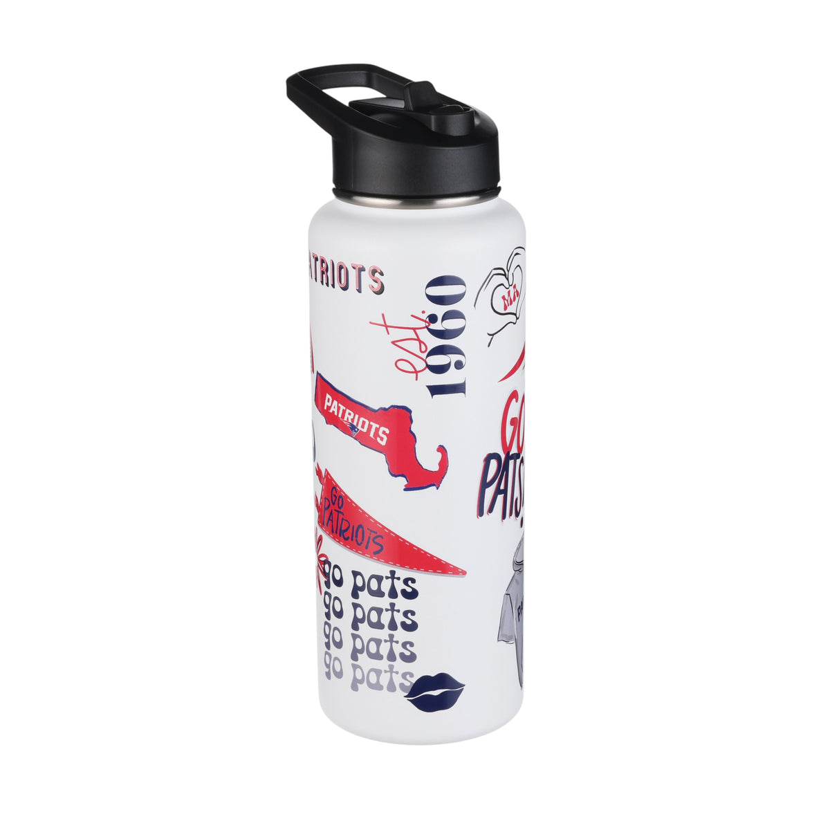 34oz Team Spirit Water Bottle I | New England Patriots
