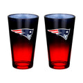 2-Pack Ombre Pint Glasses | New England Patriots