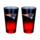2-Pack Ombre Pint Glasses | New England Patriots