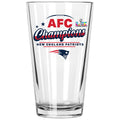 16oz Pint Glass, Direct Print, AFC Champion 60, 2026 Design| New England Patriots