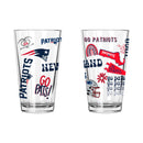 2pk 16oz Pint Glass, DP, Loco Design | New England Patriots