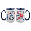 Loco Design 2 pack 15oz Mug | New England Patriots
