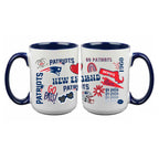 Loco Design 2 pack 15oz Mug | New England Patriots