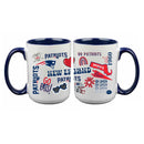 Loco Design 2 pack 15oz Mug | New England Patriots