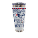 Sketchpad Design 30oz SS Tumbler | New England Patriots